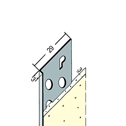 Abschlussprofil für den Innenputz (ab 3 mm)