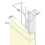 Drahtrichtwinkel für den Innen- und Außenputz (APPA) (ab 15 mm)