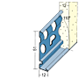 Sockelprofil für den Innen- und Außenputz (12 mm)