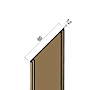 Fugenband mit Dichtlippe PVC (60 mm)