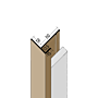 Anschlussprofil mit Schnittkantenüberdeckung PVC (13,5 mm)