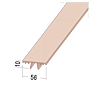 PVC-Deckleiste (12 x 56 mm)