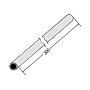 Estrich-Dübel PVC (6 mm)