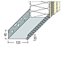 Sockeltrogprofil für WDV-Systeme (120 mm, Alu)