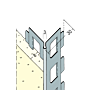 Kantenprofil für den Innen- und Außenputz (8 mm, runder Kopf)