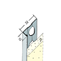 Abschlussprofil für den Innen- und Außenputz (ab 10 mm)