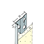 Abschlussprofil für den Innen- und Außenputz (ab 6 mm)