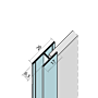 Fugen-H-Profil vertikal Alu EV1 (6,5 mm)