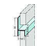 Fugen-h-Profil horizontal Alu EV1 (11 mm)