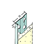 Abschlussprofil für den Innen- und Außenputz (ab 6 mm)