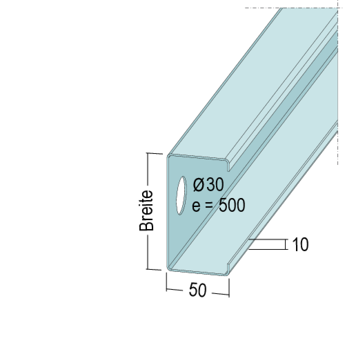 Kantenschutz für Türen, bis 110°, transparent